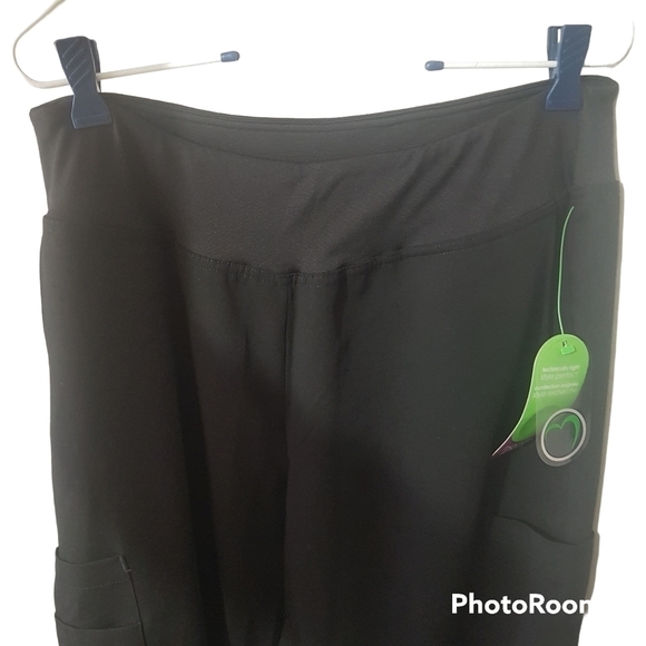 Health Pro Stretchy Pull on Scrub Pants with Pockets - Picture 3 of 11